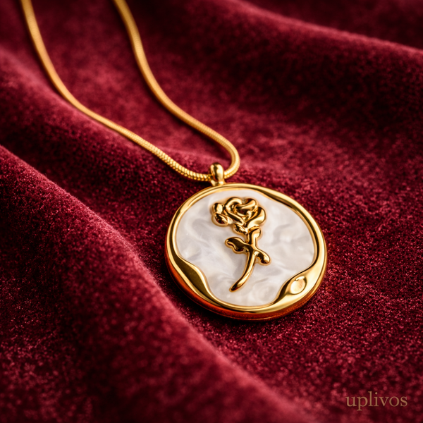 Uplivos Roselle Pearl Necklace
