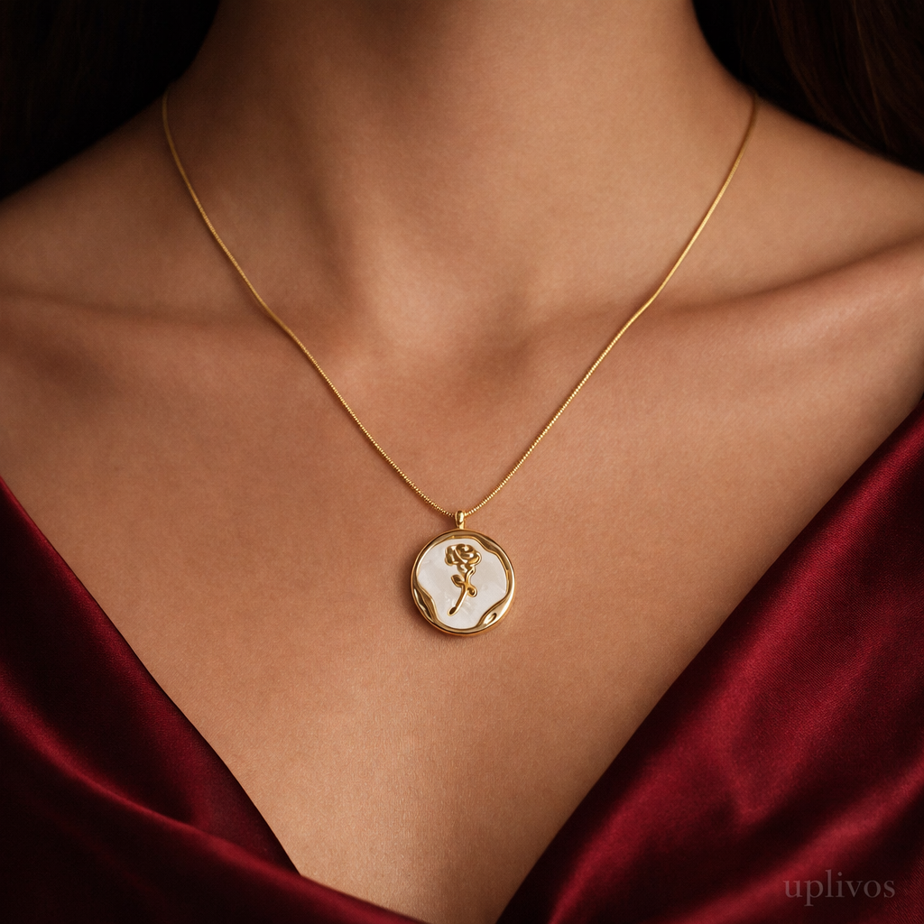 Uplivos Roselle Pearl Necklace