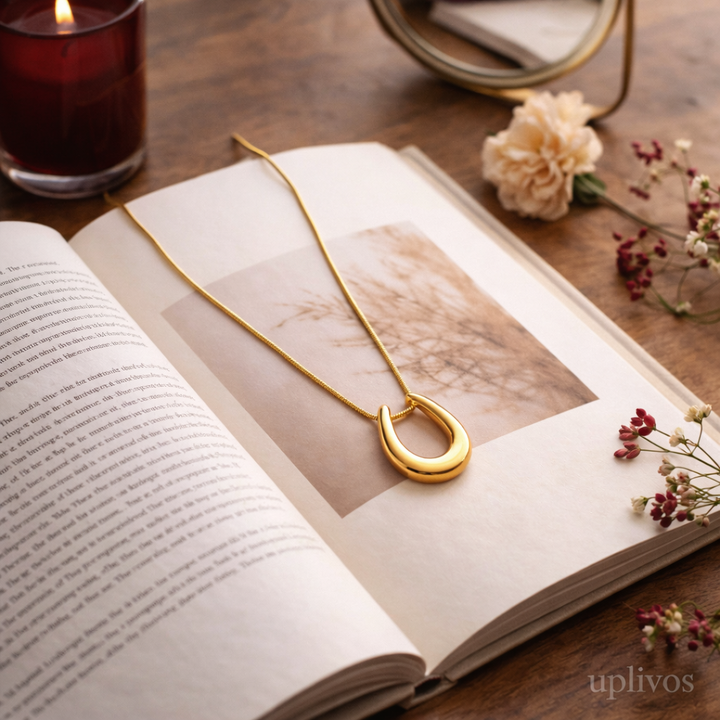 Uplivos Aurea Drop Pendant Necklace